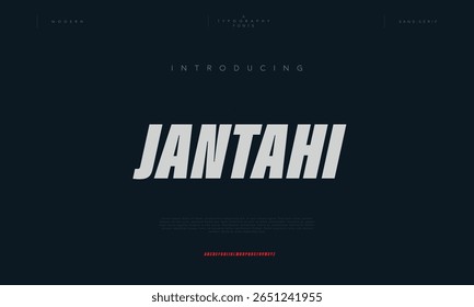 Jantahi modern stylish small alphabet letter logo design