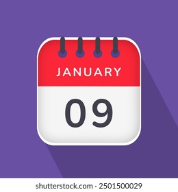 January 09 - Daily Calendar Icon