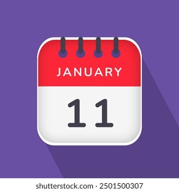 January 11 - Daily Calendar Icon