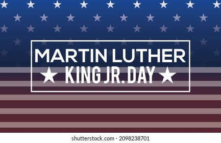 January 17 - MLK Day. design for Martin Luther King Jr. Day. Awareness vector illustration for banner, poster, tshirt, card.