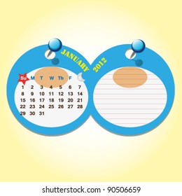 January 2012 Calendar