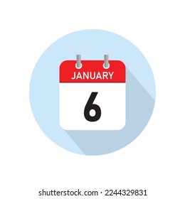 January 6 Concept Design. Vector Illustration.