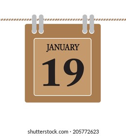 January  calendar