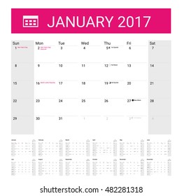 january, calendar
