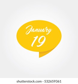 January calendar