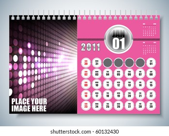 January - Calendar Design 2011