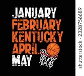 January February Kentucky April May March Madness