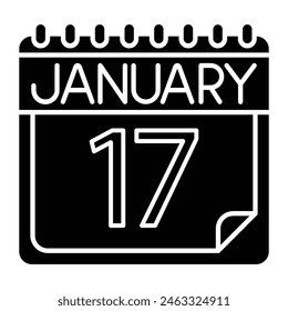 January Icon Design For Personal And Commercial Use