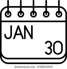 Januar-Symbol für Ihr Projekt