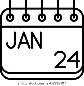 Januar-Symbol für Ihr Projekt
