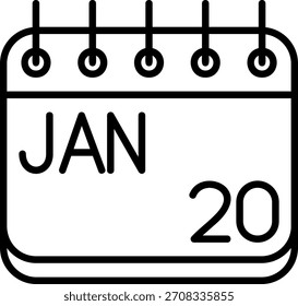 Januar-Symbol für Ihr Projekt