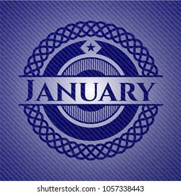 January jean background