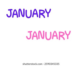 january month ,january background, january poster 2025