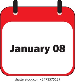 Mes de enero | Diseño de iconos de fecha