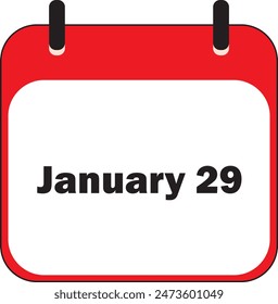 Mes de enero | Diseño de iconos de fecha