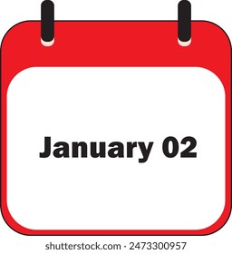 Icono del mes de enero | Icono de fecha