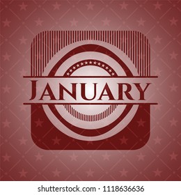 January red emblem