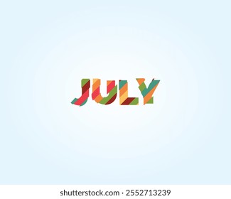 Colores editables de la tipografía de enero, convenientes para la marca, el logotipo del negocio o el diseño del calendario. Vector Eps 10.