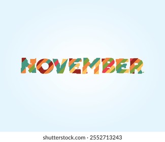 January typography editable colours,  Suitable for brand, business logo or calendar design. Eps 10 vector.