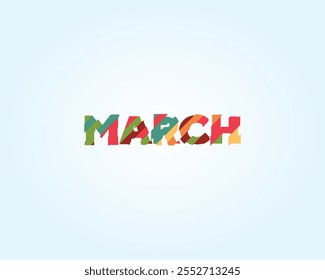 January typography editable colours,  Suitable for brand, business logo or calendar design. Eps 10 vector.