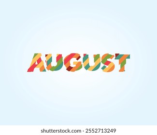 January typography editable colours,  Suitable for brand, business logo or calendar design. Eps 10 vector.