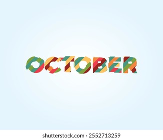 January typography editable colours,  Suitable for brand, business logo or calendar design. Eps 10 vector.
