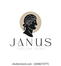 esboço de janus ilustração logotipo design