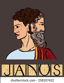 Janus with title