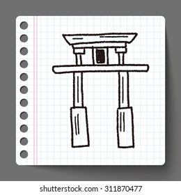 Japan Arch doodle
