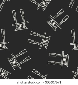 Japan Arch doodle seamless pattern background