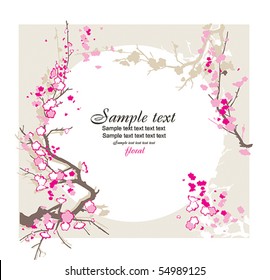 Japan background with a place for you text