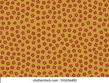 Japan background. Vector illustration. Bright yellow