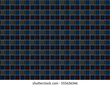 Japan background. Vector illustration. Navy blue lattice