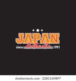 japan city vintage fashion design 