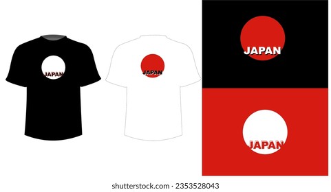Japan Colorful abstract design vector illustration for t-shirt prints, typography, sticker posters and other uses