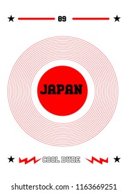 japan cool dude,t-shirt design