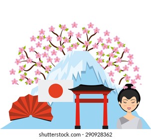 japan country design, vector illustration eps10 graphic 