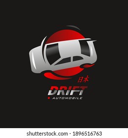 Japan Drift Automobile Logo Symbol