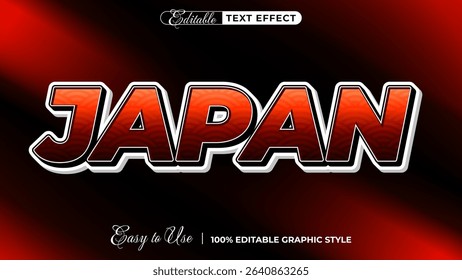 japan editable text effect, lettering typography font style