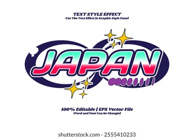 Japan Editable text Effect y2k style