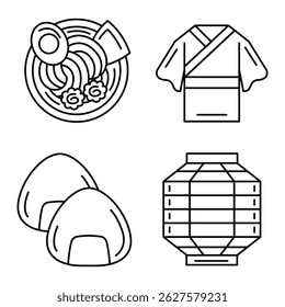 Elemento Japão com Ilustração de Vetor