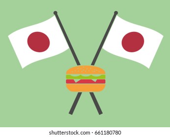 Japan Emblem Burger