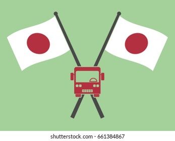 Japan Emblem Bus