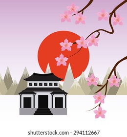 japan emblem design, vector illustration eps10 graphic 
