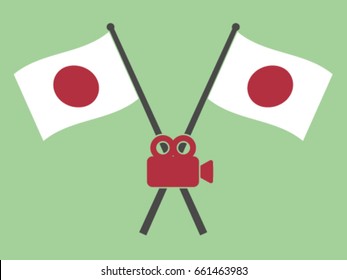 Japan Emblem Video Camera