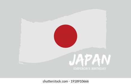 Japan Emperor's Day vector illustration.