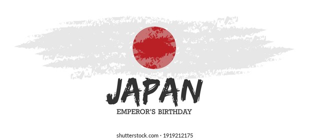 Japan Emperor's Day vector illustration.