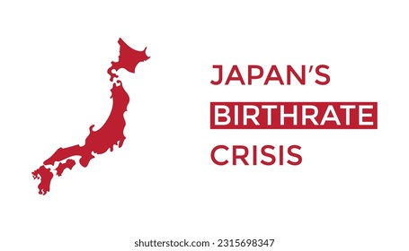 Japan extinct problem poster, Japan Birthrate crisis