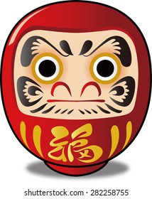 Japan figurine of good luck "Dharma"
