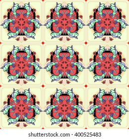Japan fish pattern